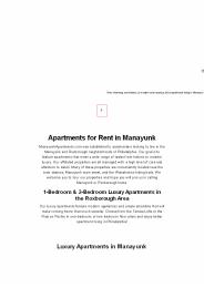 Manayunk Apartments