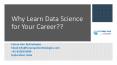 Why learn Data Science in your career? PowerPoint PPT Presentation