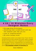 4 UX / UI Mistakes Every Designer Makes PowerPoint PPT Presentation