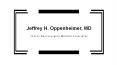 Jeffrey H. Oppenheimer, MD - A Highly Organized Professional PowerPoint PPT Presentation