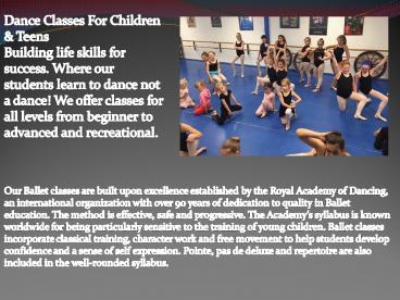 Dance Studio Fairfield CT