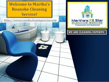 House Cleaning Services Roanoke VA