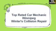 Top Rated Car Mechanic Winnipeg - Winter's Collision Repair