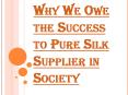 Pure Silk Supplier Shifted the Focus on Online Stores PowerPoint PPT Presentation