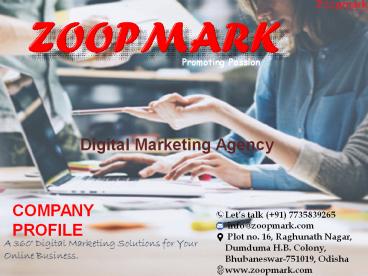 Zoopmark - Digital Marketing Agency in Bhubaneswar