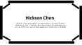 Hickson Chen - Remarkably Capable Expert PowerPoint PPT Presentation