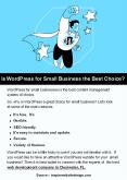 Is WordPress for Small Business the Best Choice? PowerPoint PPT Presentation