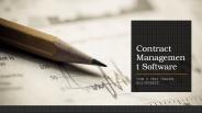 Contract Management Software