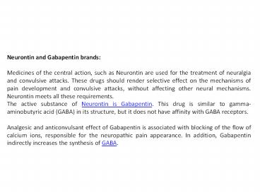 Order Gabapentin Online COD