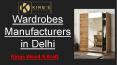 Wooden Wardrobes Manufacturers in Delhi NCR- Kings Wood N Kraft