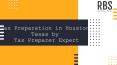 Tax Preparation in Houston Texas by Tax Preparer Expert PowerPoint PPT Presentation