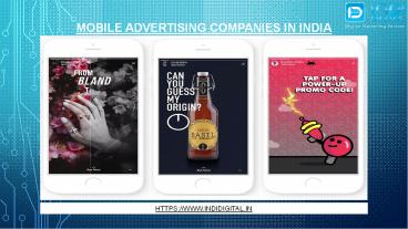 Which mobile advertising companies are best in India? (1)