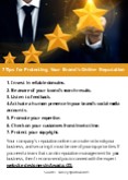 7 Tips for Protecting Your Brand’s Online Reputation PowerPoint PPT Presentation