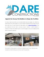 Appoint the Granny Flat Builders to Enjoy the Facilities