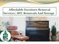 Affordable Furniture Removal Services | RFC Removals And Storage PowerPoint PPT Presentation