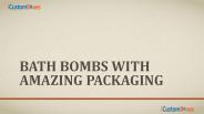 Get Stylish Printed Packaging Bath Bombs at Wholesale