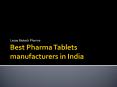 Pharma Tablets manufacturers in Uttar Pradesh - Lezaa Biotech PowerPoint PPT Presentation