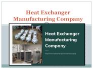Heatexchange