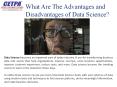 What Are The Advantages and Disadvantages of Data Science?