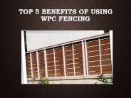Top 5 Benefits Of Using WPC Fencing