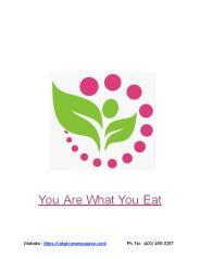 You Are What You Eat