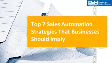 Sales Automation Strategies That Businesses Should Imply