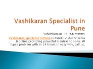 Vashikaran Specialist in Pune