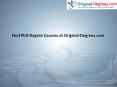 Find PhD Degree Courses at Original-Degrees.com PowerPoint PPT Presentation