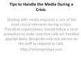 Tips to Handle the Media During a Crisis PowerPoint PPT Presentation