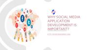 Why Social Media Application Development is Important?