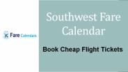 Southwest Fare Calendar (2)
