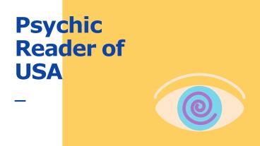 Psychic Reader of USA