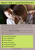 Ways to Help a Loved One in Recovery PowerPoint PPT Presentation