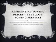 Residential Towing Prices – Rebello’s Towing Services