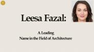 Architects From Las Vegas - Leesa Fazal