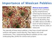Importance of Mexican Pebbles