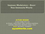 Immune Modulators – Boost Your Immunity Wisely