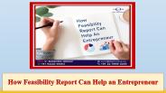 How Feasibility Report Can Help an Entrepreneur
