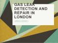 GAS LEAK DETECTION AND REPAIR IN LONDON PowerPoint PPT Presentation
