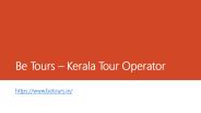 Tour Operator In Kerala