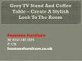 Grey TV Stand And Coffee Table – Create A Stylish Look To The Room PowerPoint PPT Presentation