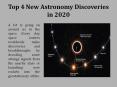 Top 4 New Astronomy Discoveries in 2021 PowerPoint PPT Presentation