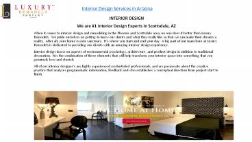 Interior Design Services in Arizona (1)