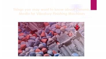 Vibratory finishing machine