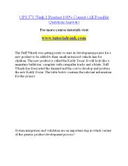 OPS 571T Education Specialist |tutorialrank.com
