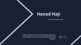 Hanad Haji - Provides Consultation in Strategic Planning PowerPoint PPT Presentation