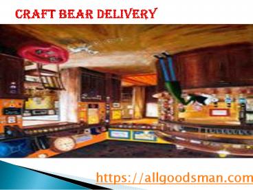 Craft Beer in Belmont