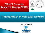 Timing Attack in Vehicular Network