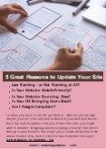 5 Great Reasons to Update Your Site PowerPoint PPT Presentation
