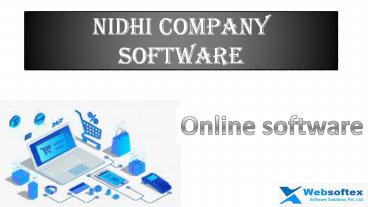 Nidhi company software features